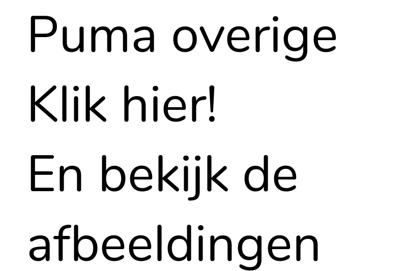 Puma Overige