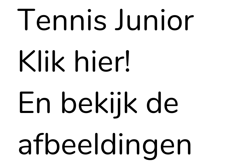 Tennis Junior